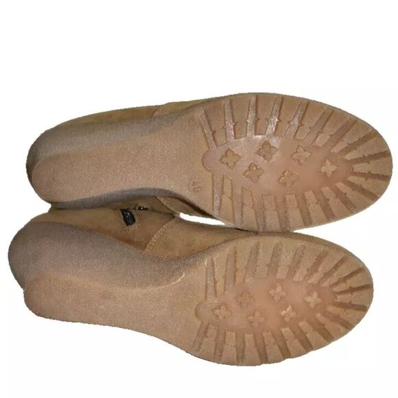 New! La Canadienne Krista Waterproof Wedge Bootie Tan Brown Size 8.5 DD433 - Picture 6 of 6